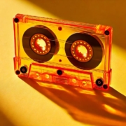 a music cassette back to 80's memory