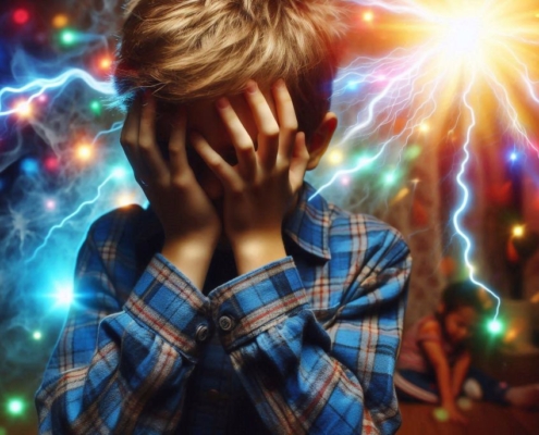 Sensory and visual overloads are heavy triggers for autistics.