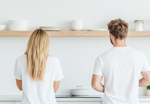 Let your partner take the first step.