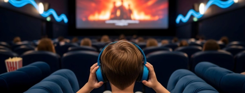 Autistics are strongly impacted by sound and visuals.